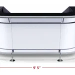 Mini U-Shaped Modular Flash Bar Dimensions